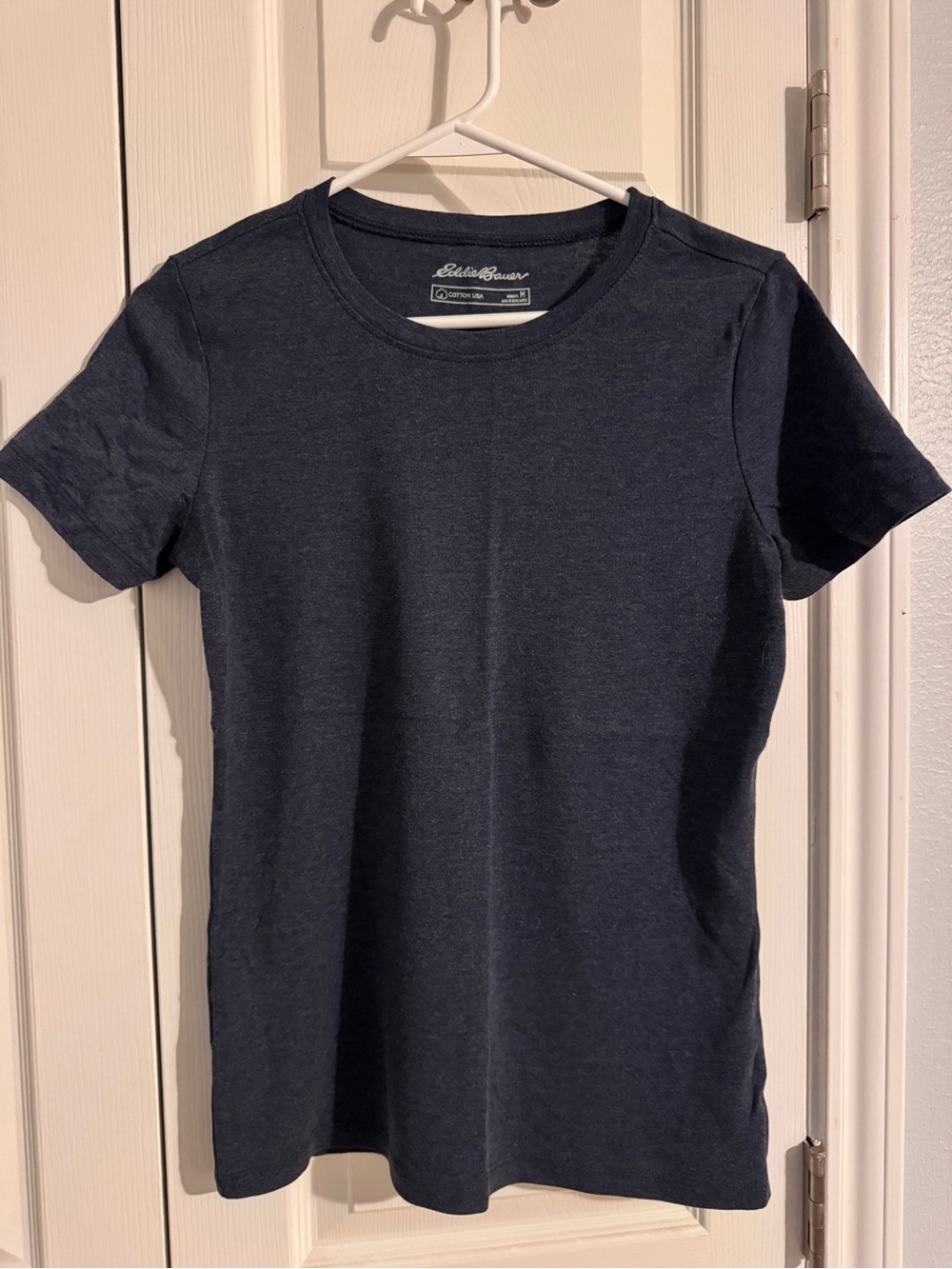 Eddie Bauer Navy Short Sleeve Crewneck Tee - Women's